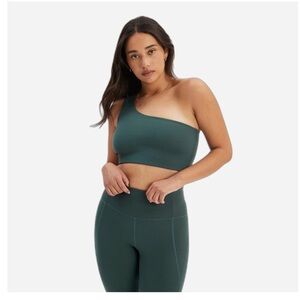 Girlfriend Collective Bianca One Shoulder Bra NWT, Size Medium